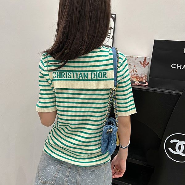 絶対欲しい！ディオール リブ ニット Tシャツ スーパーコピー deo00848